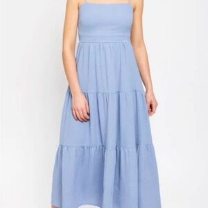 Blue Sleeveless Dress